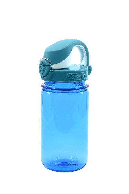 Flot Blå Nalgene drikkedunk til børn - KIDS OTF, 350 ml. - BPA, BPS og Ftalater